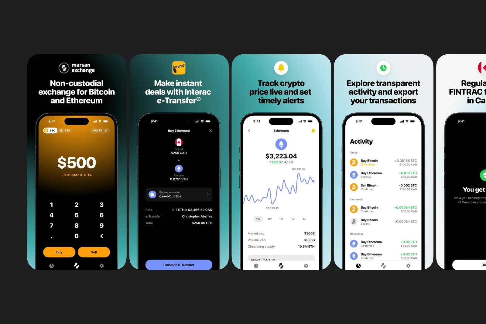 Marsan Exchange marketing App Store presentation.