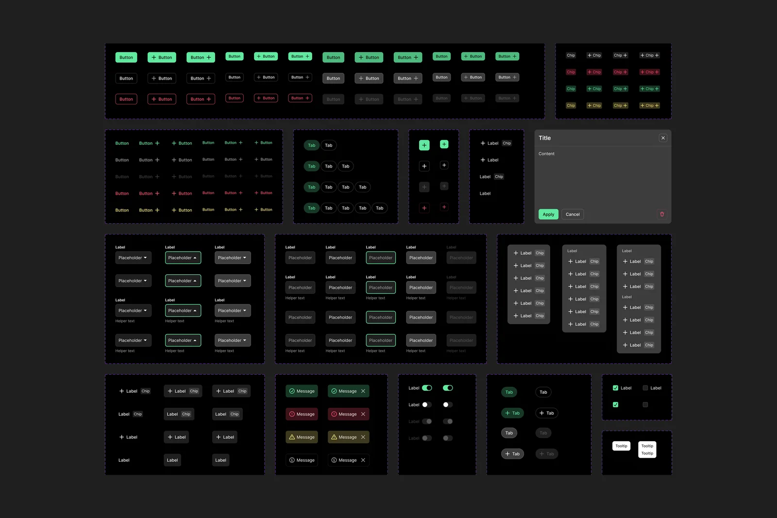 Mempools component library.
